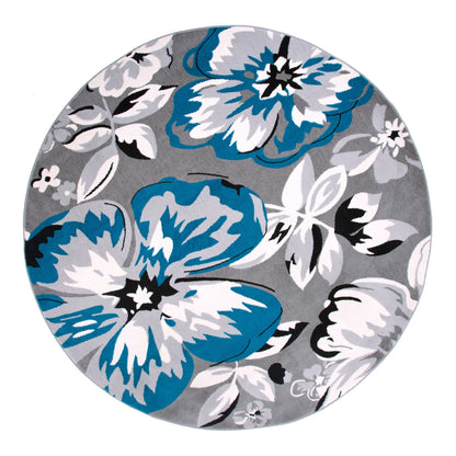 World Rug Gallery Modern Floral Design Area Rug