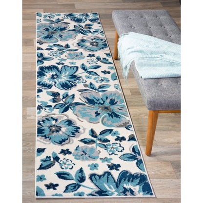 World Rug Gallery Modern Floral Design Area Rug