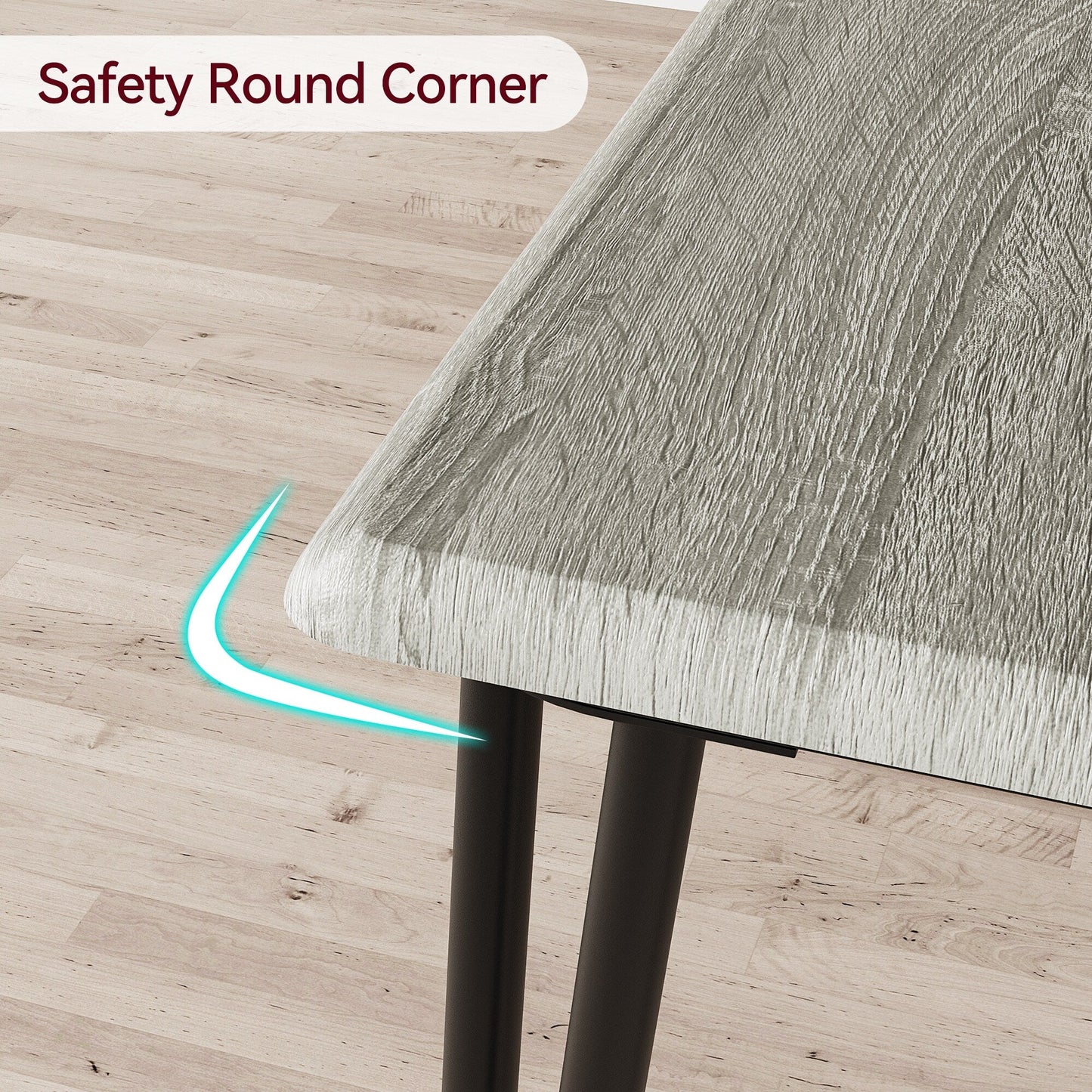 Modern kitchen Dinner Table Set for Dining Room - 3-Piece