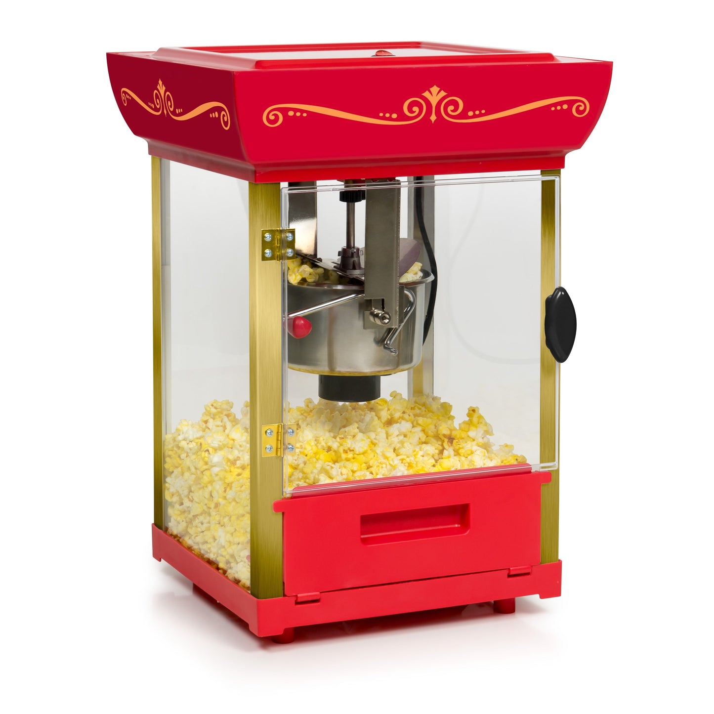 Movie Theater Style 2.5-Oz Kettle, 10-Cup 48-Inch Popcorn Cart