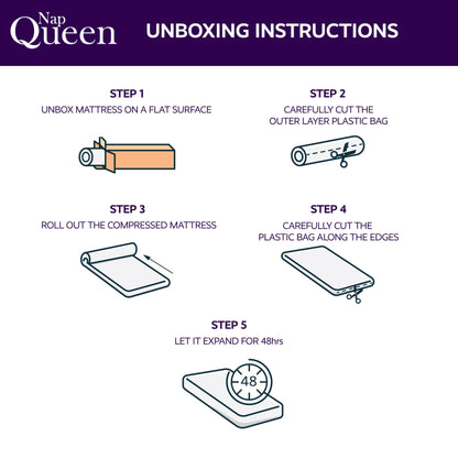 NapQueen Maxima 8'' Hybrid Mattress