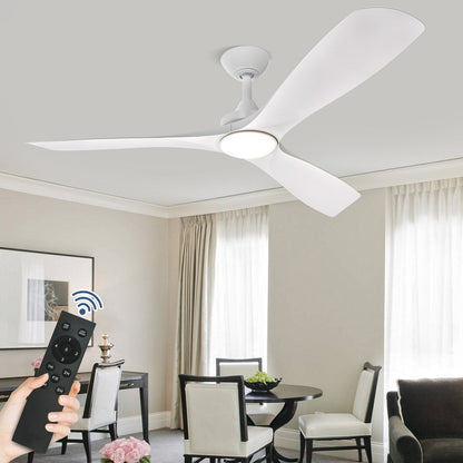 Remote Ceiling Fan with Lights Flush Mount