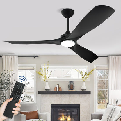 Remote Ceiling Fan with Lights Flush Mount
