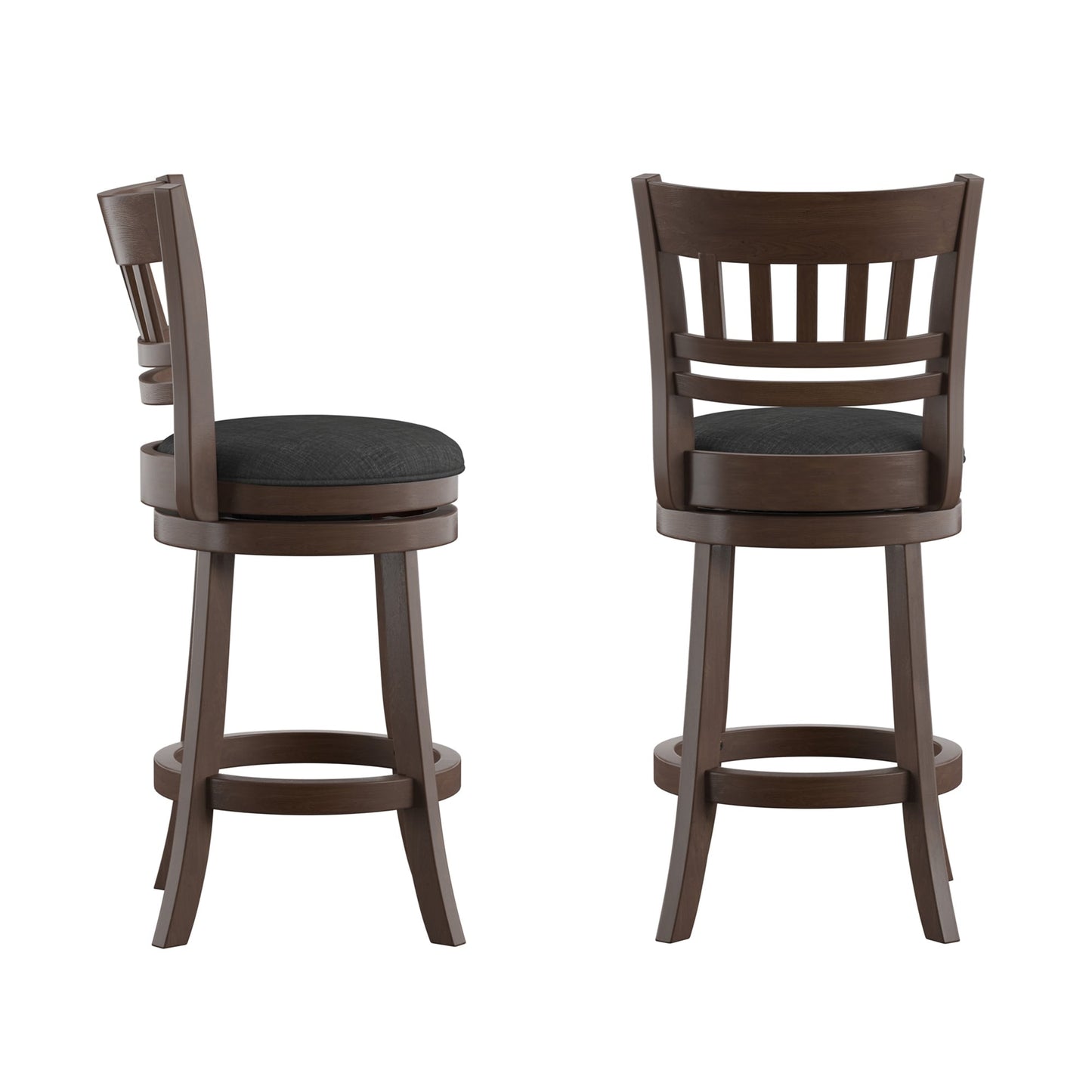 Rovinj Lattice Back 24H Swivel Counter Height Stool