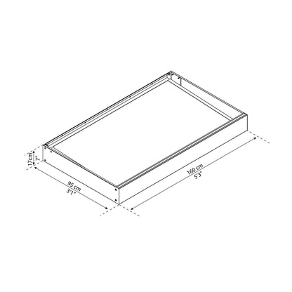 Sophia 3 ft. Grey Clear Door and Window Awning