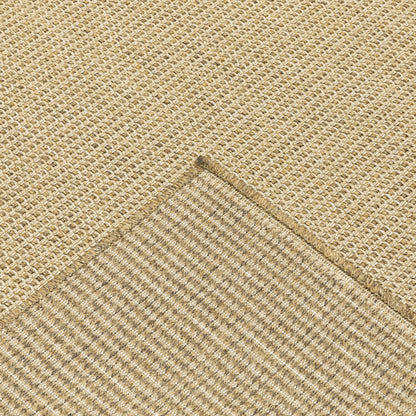 Style Haven Veranda Light Brown Solid Textured Indoor-Outdoor Area Rug