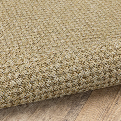 Style Haven Veranda Tonal Woven Basket Weave Indoor-Outdoor Rug