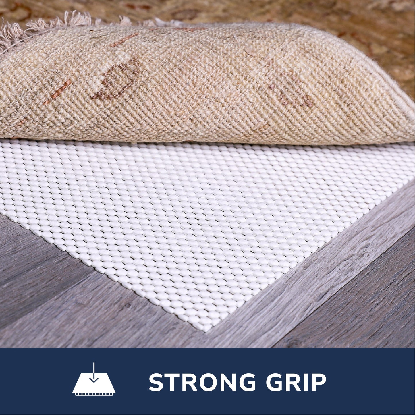 Super Grip Non Slip Rug Pad by Slip-Stop - Ivory