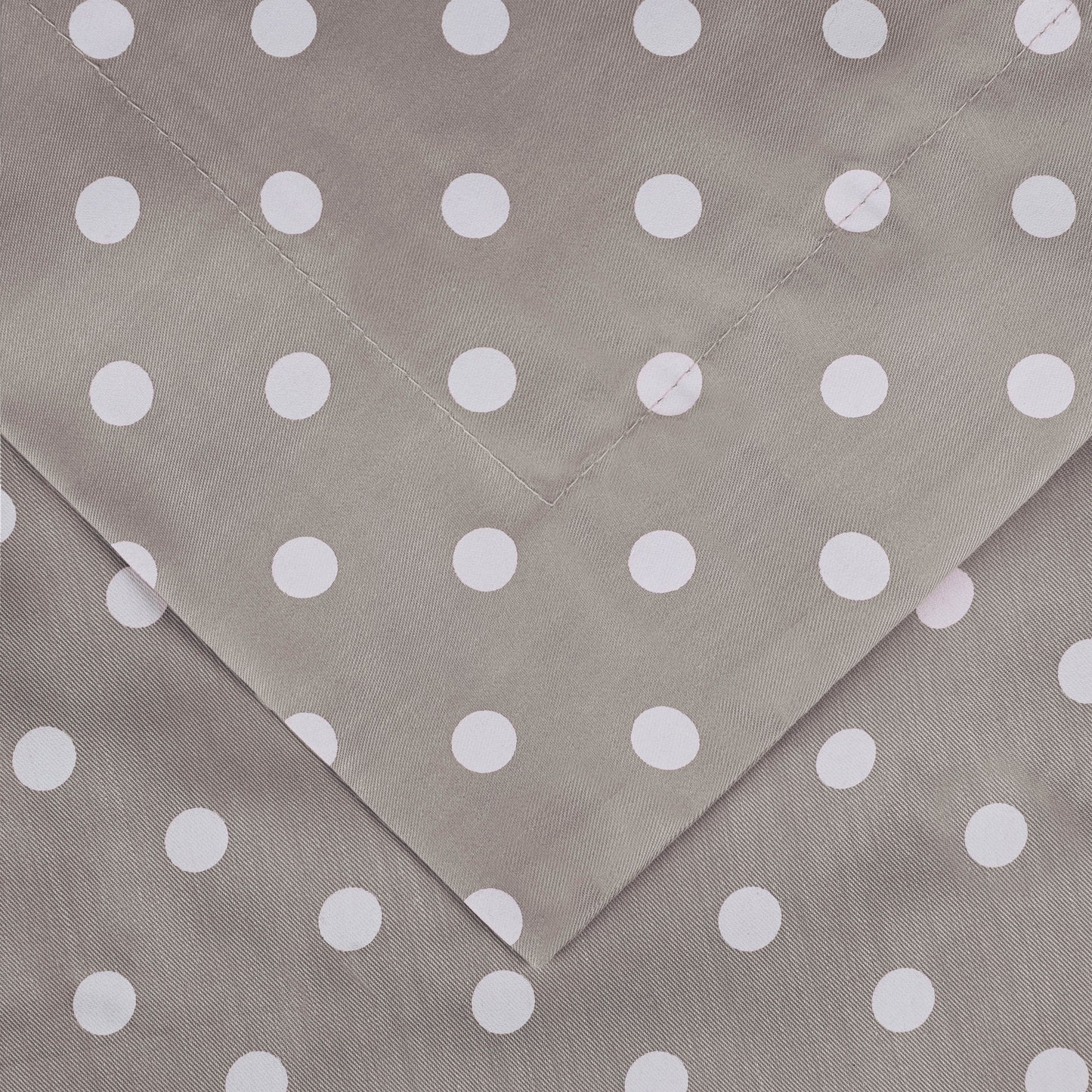 Superior Thread Count 600TC Polka Dot Cotton Blend Duvet Cover Set
