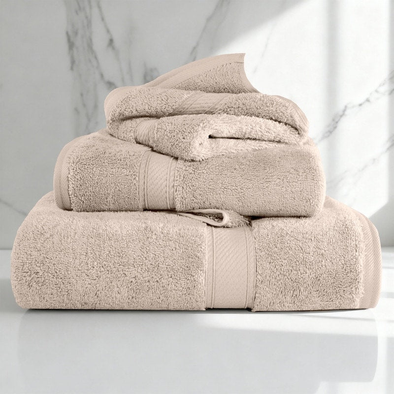 Superior Egyptian Cotton Pile Heavyweight 3-Piece Towel Set