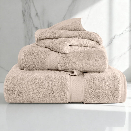 Superior Egyptian Cotton Pile Heavyweight 3-Piece Towel Set