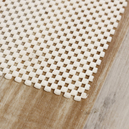 Superior Rio Reversible Non-Slip Grip Foam Mesh Indoor Area Rug Pad - Cream