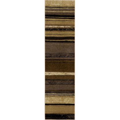 The Curated Nomad Sultan Multicolor Striped Boho Area Rug