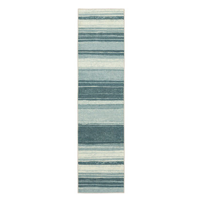 The Curated Nomad Sultan Multicolor Striped Boho Area Rug