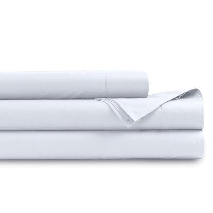 Tribeca Living Organic Cotton 400 Thread Count Percale Extra Deep Pocket Sheet Set