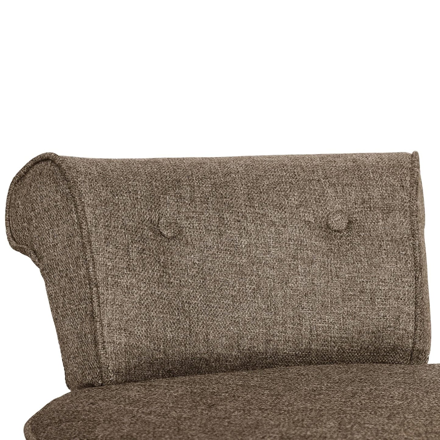 VEIKOUS Makeup Vanity Stool Chair with Low Back and Wood Legs-17.3 x 15.7 x 25.1