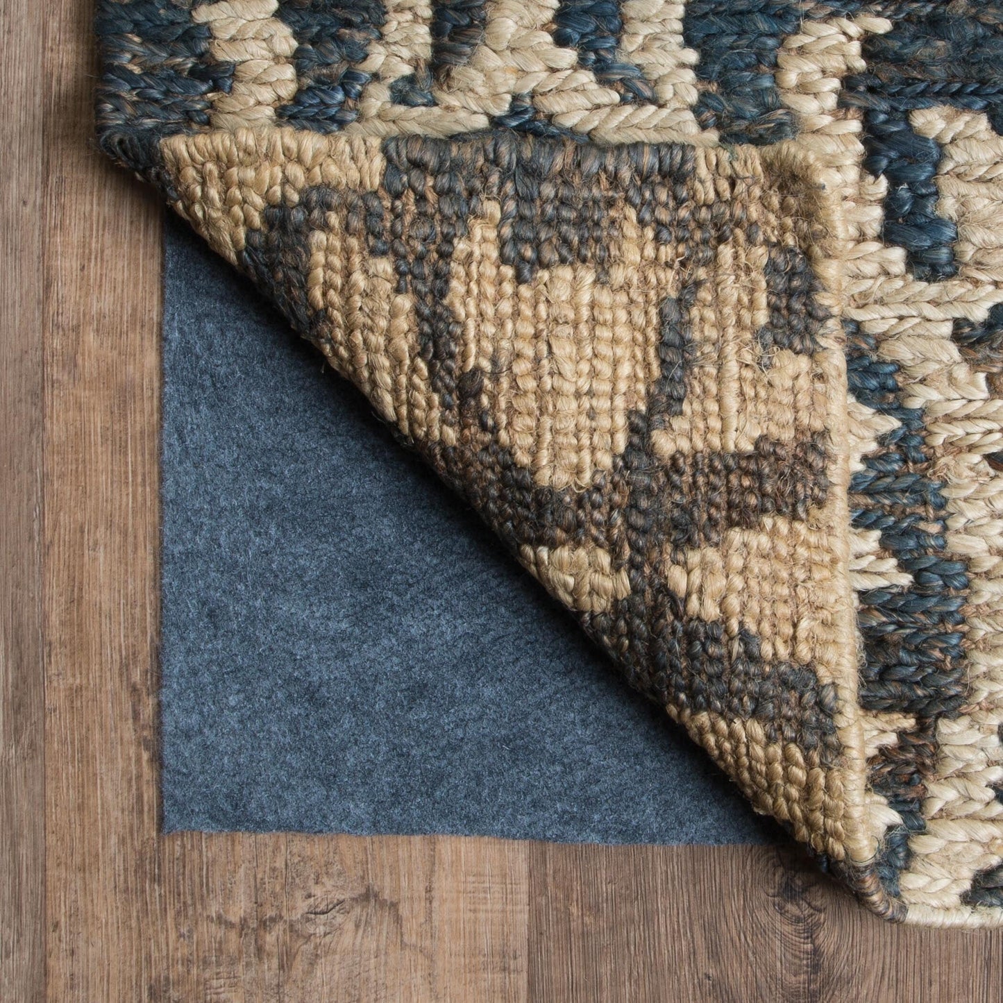 Vista Home Multi-Surface Reversible Indoor Rug Pad. - Grey