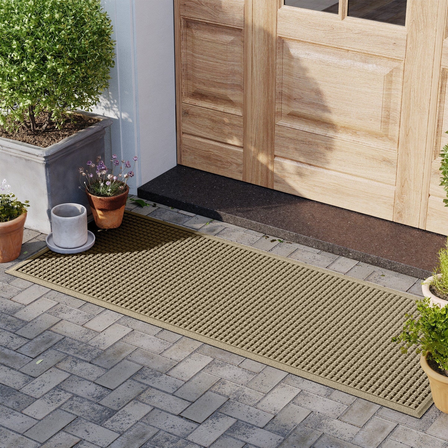 WaterHog Squares Indoor Outdoor Door Mat