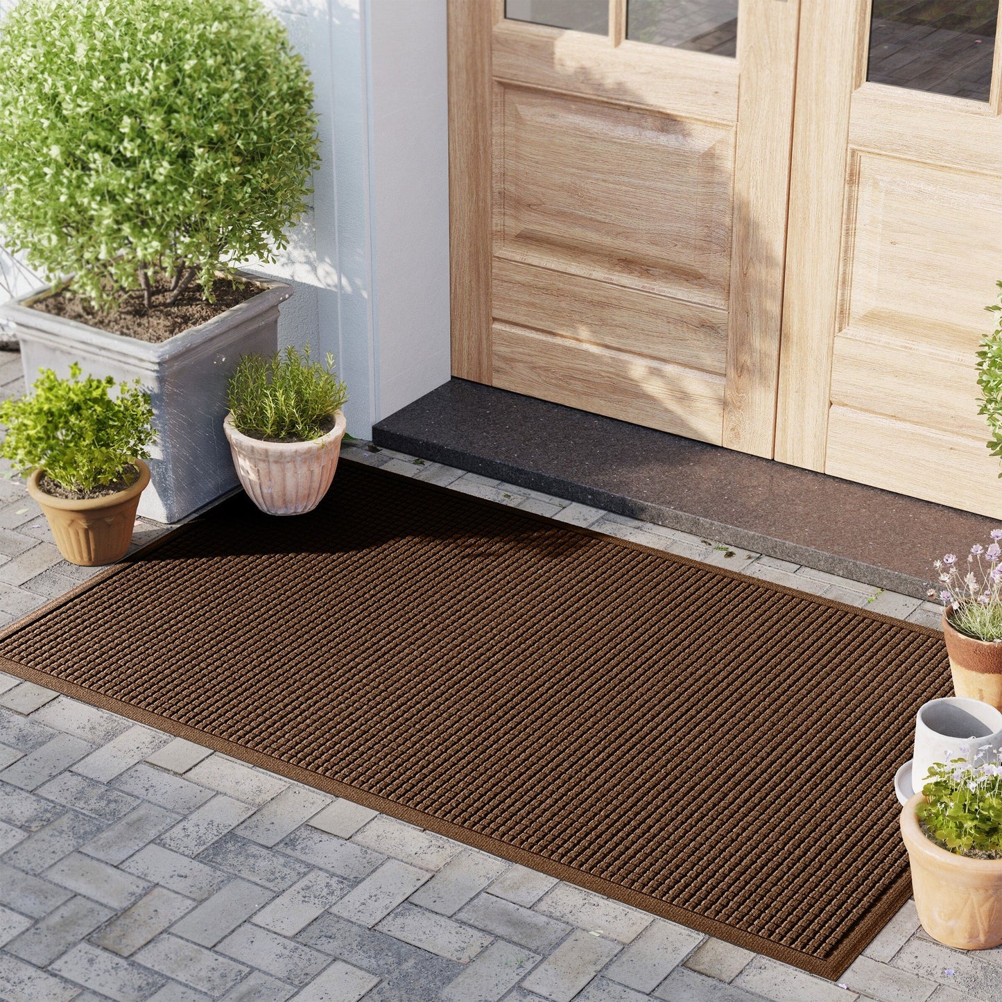 WaterHog Squares Indoor Outdoor Door Mat