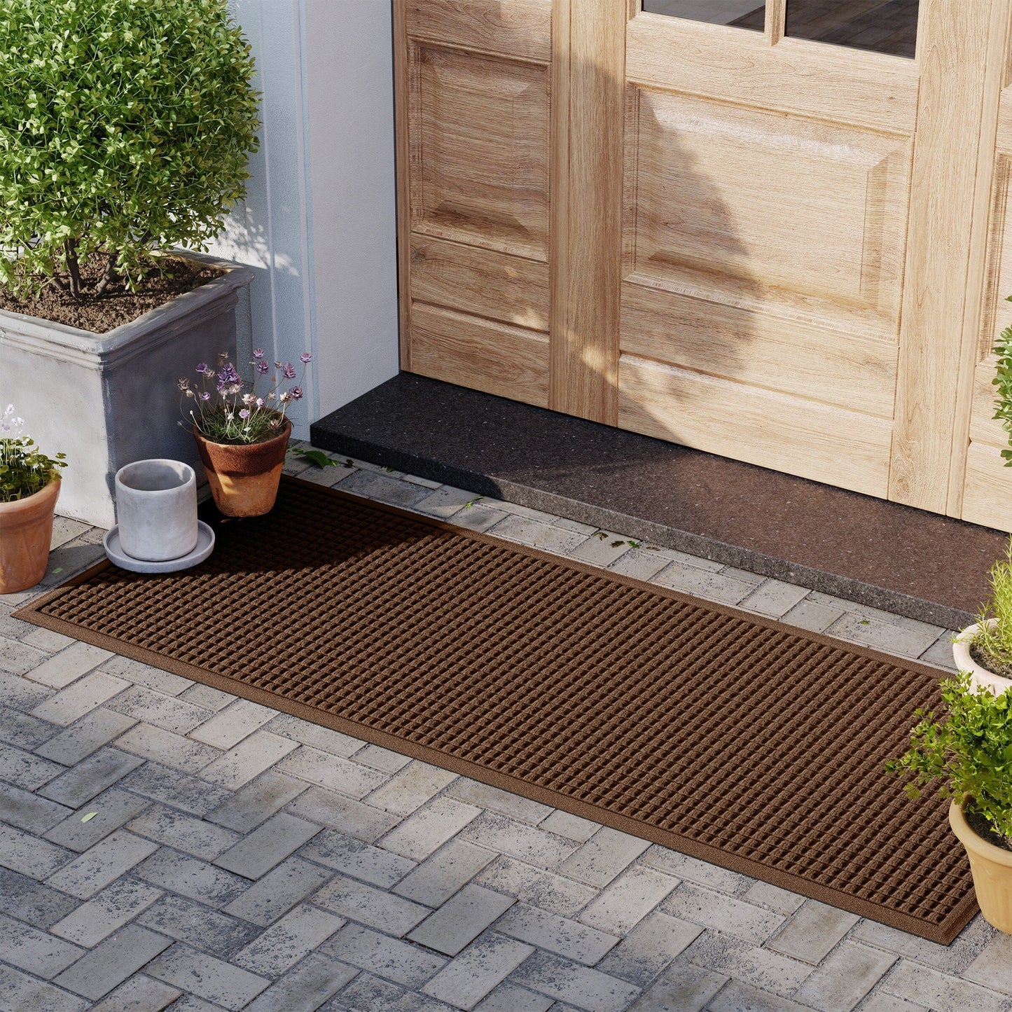 WaterHog Squares Indoor Outdoor Door Mat
