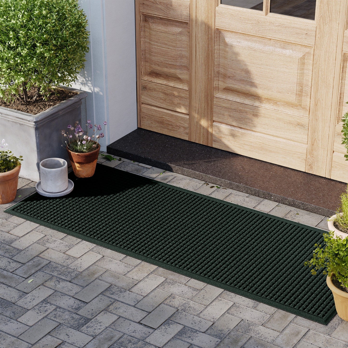 WaterHog Squares Indoor Outdoor Door Mat