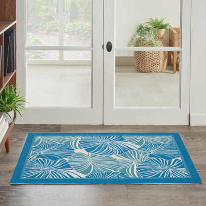 Waverly Sun N' Shade Modern Botanical Indoor/Outdoor Area Rug