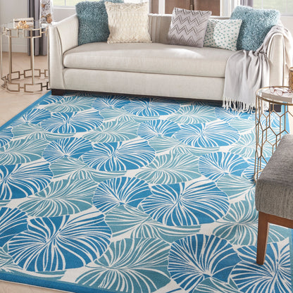 Waverly Sun N' Shade Modern Botanical Indoor/Outdoor Area Rug