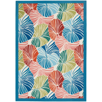 Waverly Sun N' Shade Modern Botanical Indoor/Outdoor Area Rug