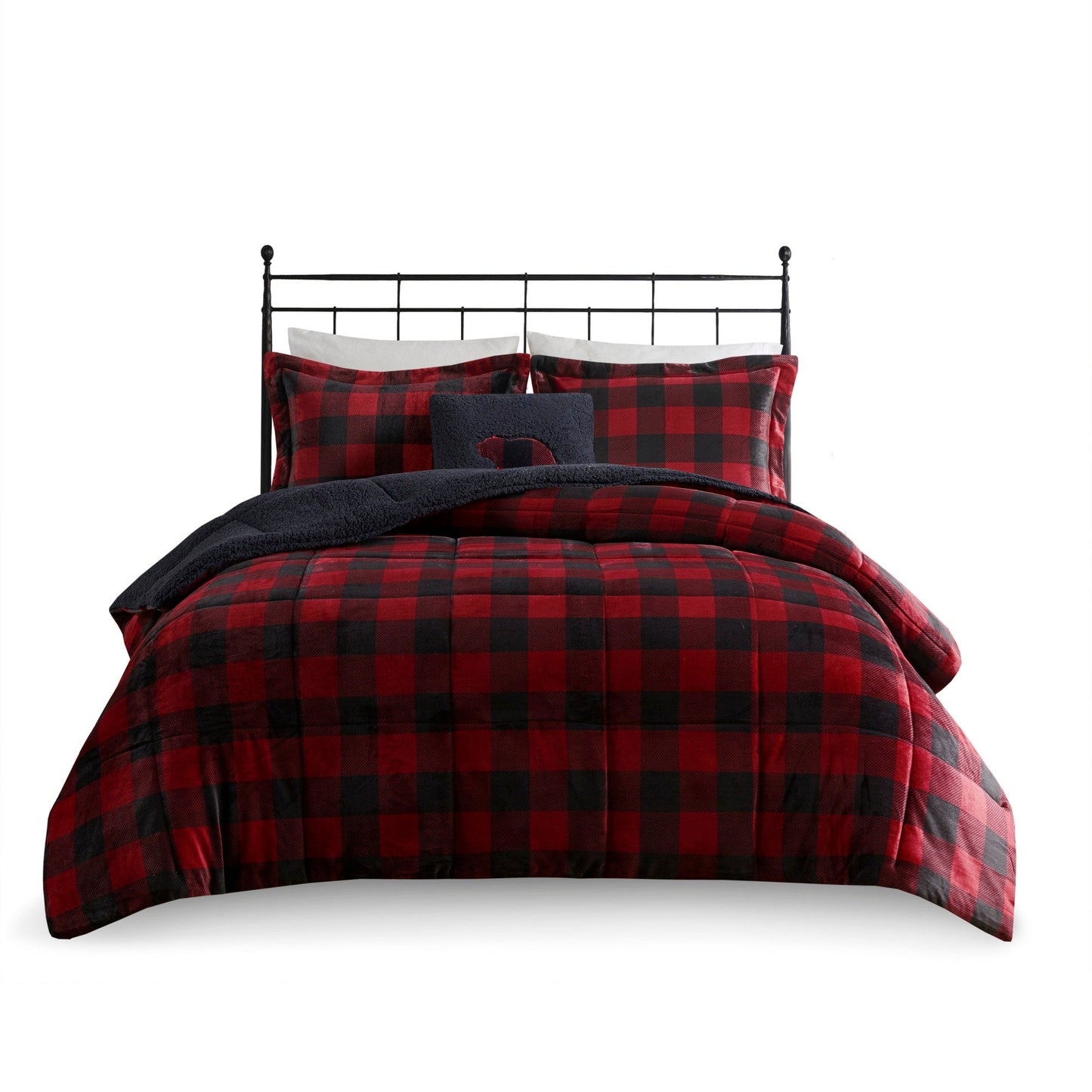 Woolrich Alton Plush to Sherpa Down Alternative Comforter Set