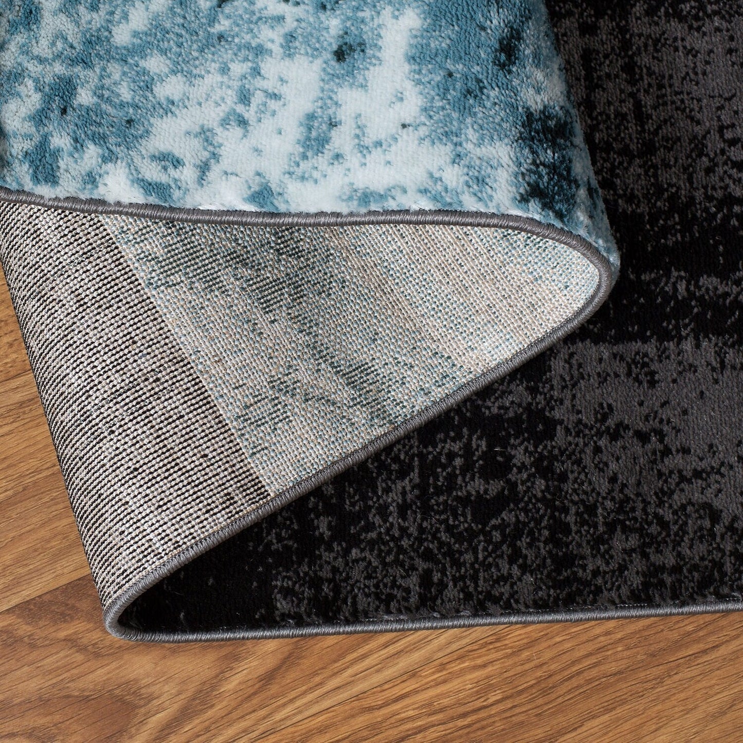 World Rug Gallery Abstract Polypropylene Machine-Made Circle Area Rug