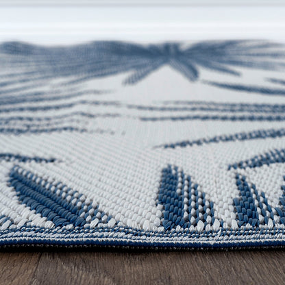 World Rug Gallery Floral Tropical Reversible Recycled Plastic Outdoor Rugs