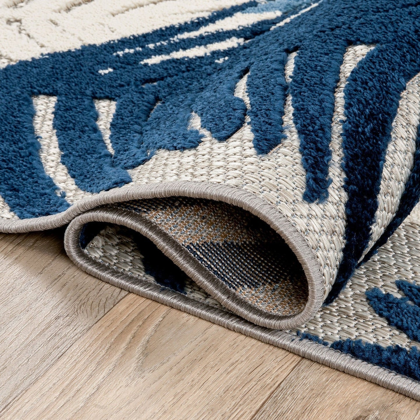 World Rug Gallery Tropical Floral Modern Indoor/Outdoor Area Rug