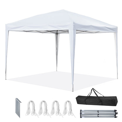 Zenova 10' x 10' Outdoor Pop Up Canopy Tent Patio Gazebo Party Wedding Tent