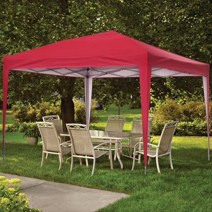 Zenova 10' x 10' Outdoor Pop Up Canopy Tent Patio Gazebo Party Wedding Tent