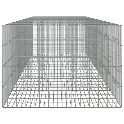 vidaXL 3-Panel Rabbit Cage Animal Hutch Playpen Enclosure Galvanized Iron